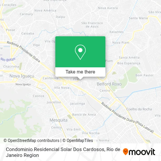 Condominio Residencial Solar Dos Cardosos map