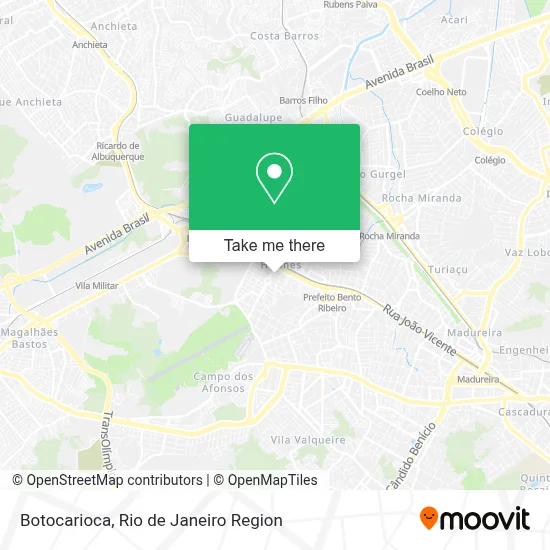 Botocarioca map