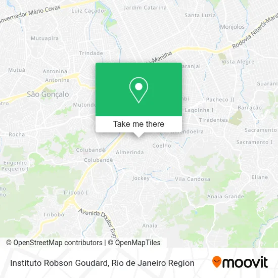 Instituto Robson Goudard map