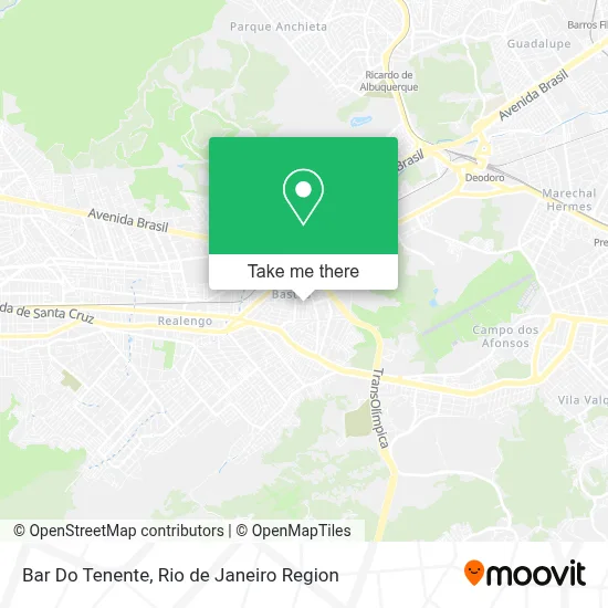 Bar Do Tenente map