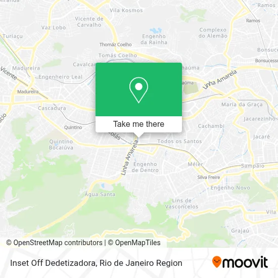 Inset Off Dedetizadora map