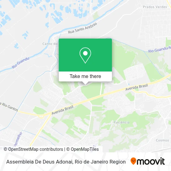 Assembleia De Deus Adonai map