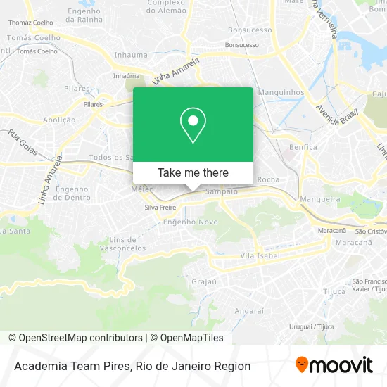 Academia Team Pires map