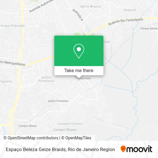 Espaço Beleza Geize Braids map