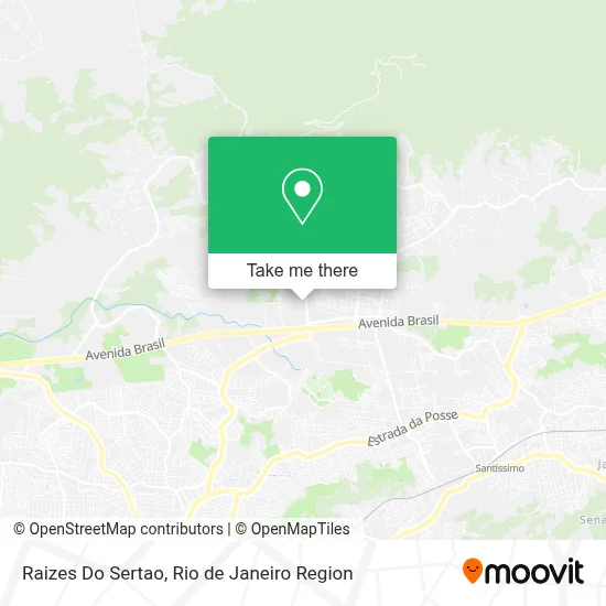 Raizes Do Sertao map