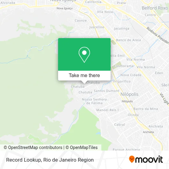 Record Lookup map