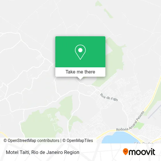 Motel Taiti map