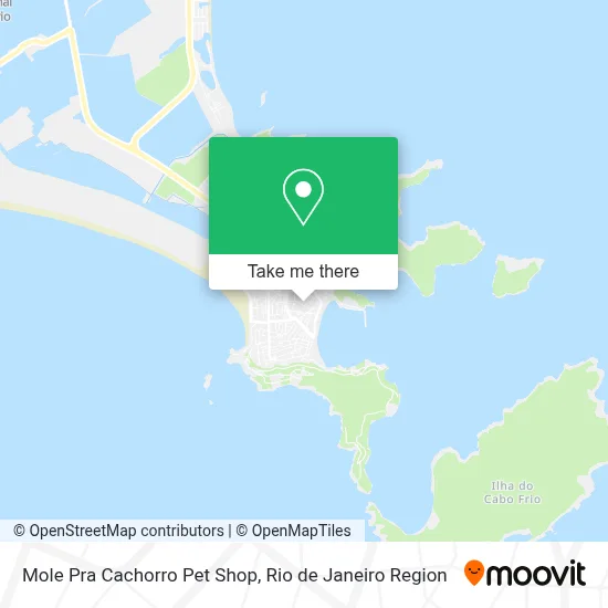 Mole Pra Cachorro Pet Shop map