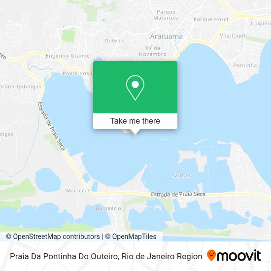 Praia Da Pontinha Do Outeiro map