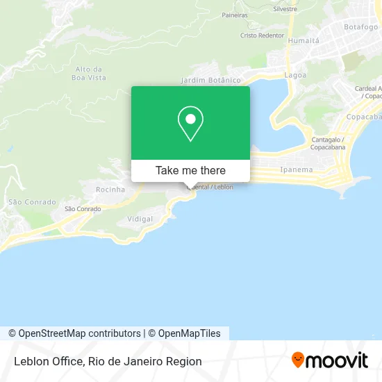 Leblon Office map
