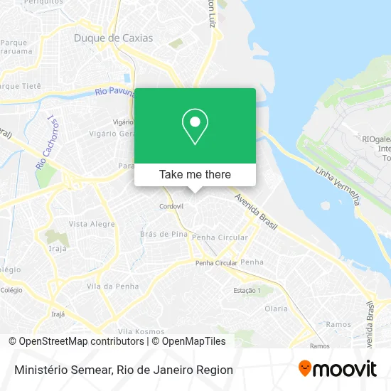 Ministério Semear map