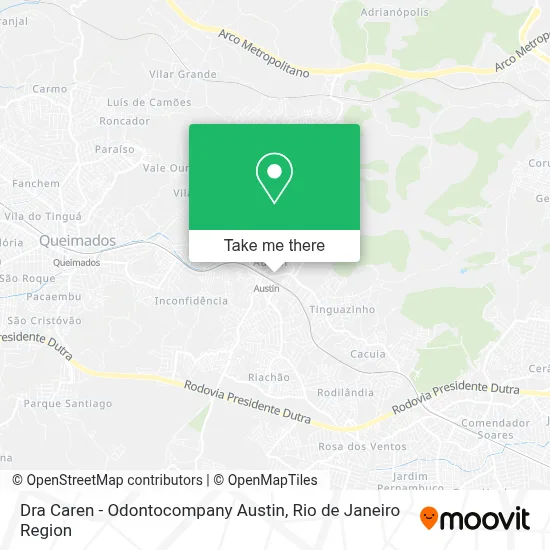 Dra Caren - Odontocompany Austin map