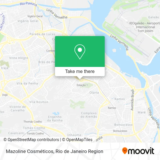 Mazoline Cosméticos map