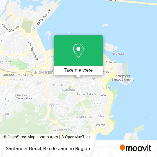 Santander Brasil map
