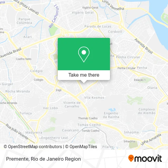 Premente map