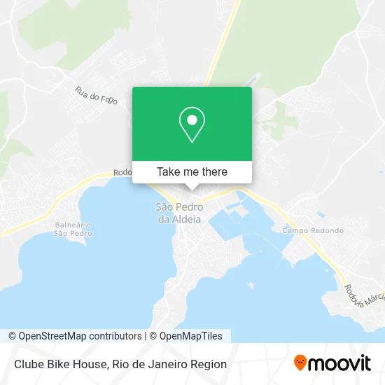 Clube Bike House map