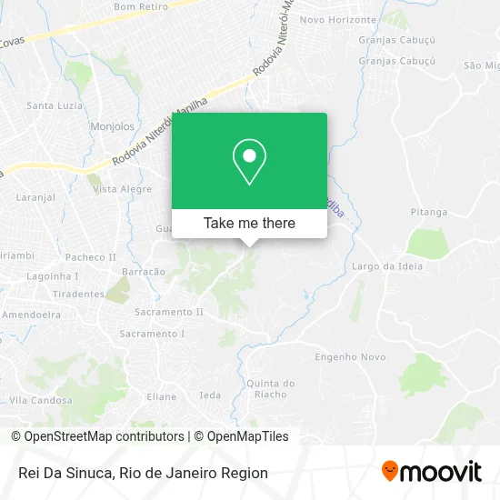 Rei Da Sinuca map