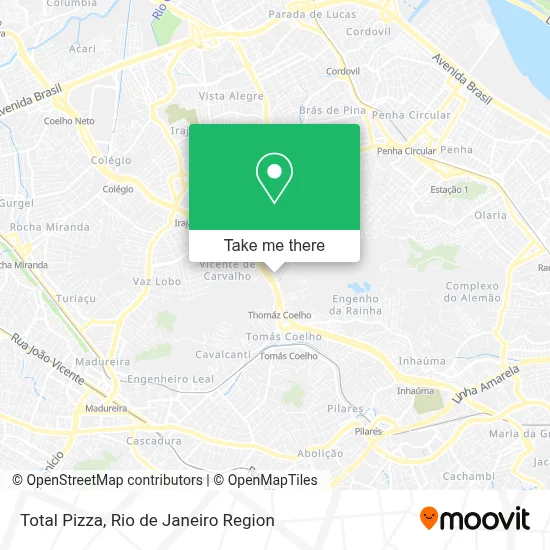 Total Pizza map
