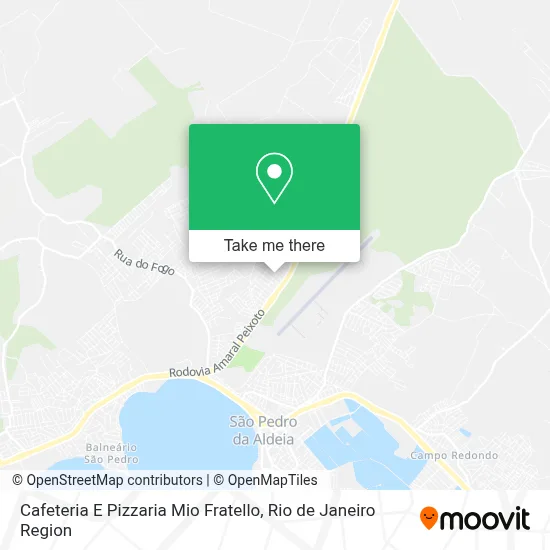 Cafeteria E Pizzaria Mio Fratello map