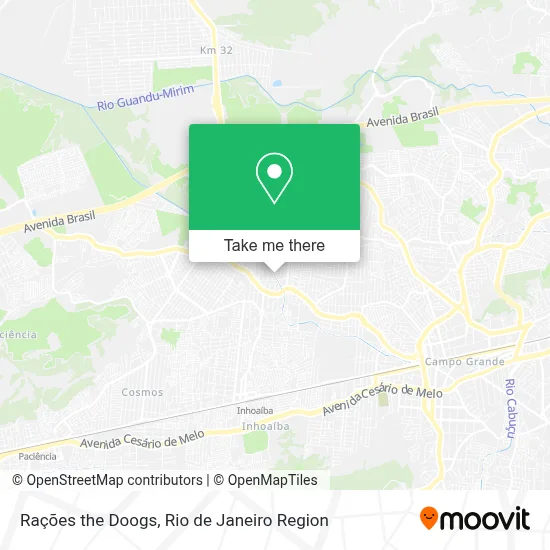 Rações the Doogs map