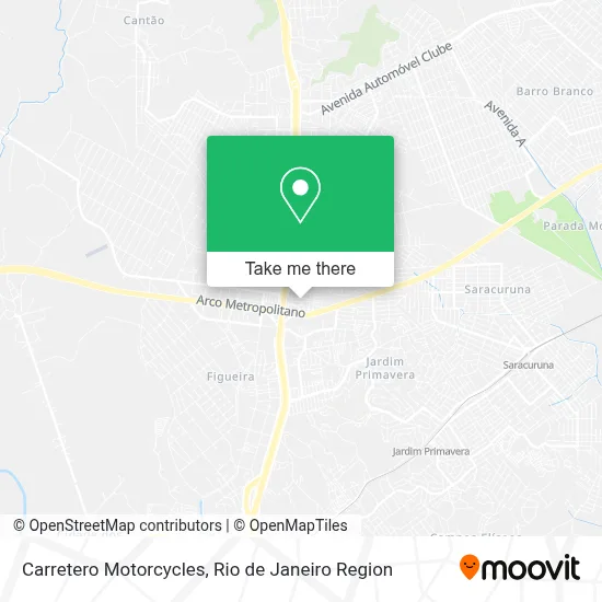 Carretero Motorcycles map