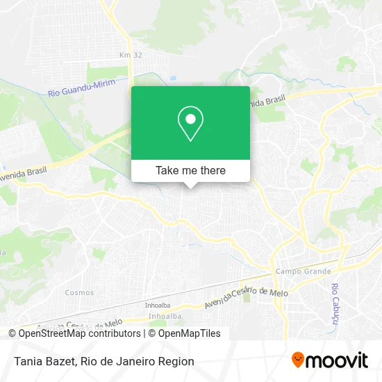 Tania Bazet map