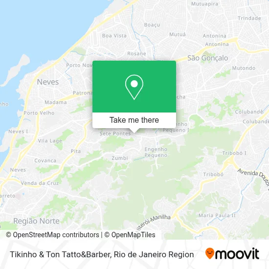 Tikinho & Ton Tatto&Barber map