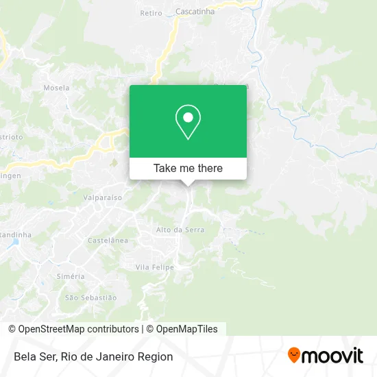 Bela Ser map