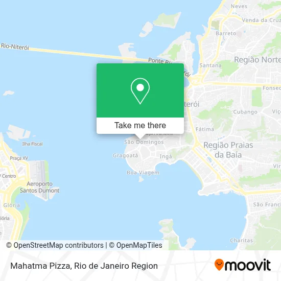 Mahatma Pizza map