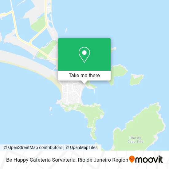 Be Happy Cafeteria Sorveteria map
