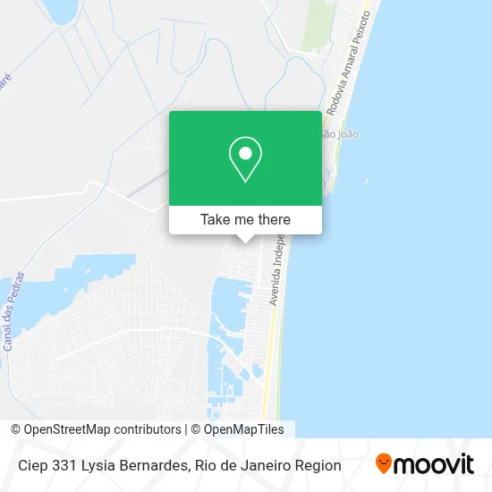 Ciep 331 Lysia Bernardes map