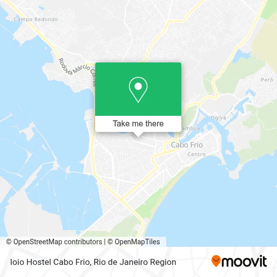 Ioio Hostel Cabo Frio map