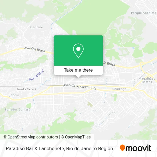 Paradiso Bar & Lanchonete map
