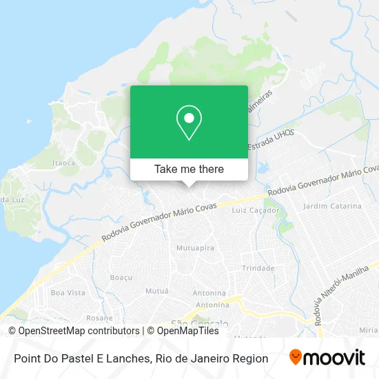 Point Do Pastel E Lanches map