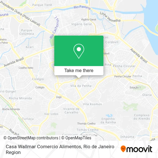 Casa Wallmar Comercio Alimentos map