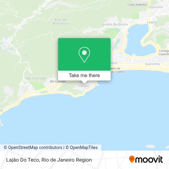 Lajão Do Teco map