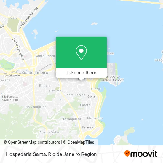 Hospedaria Santa map