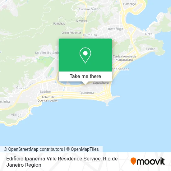 Edificio Ipanema Ville Residence Service map