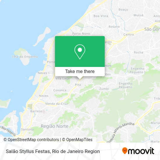 Salão Styllus Festas map