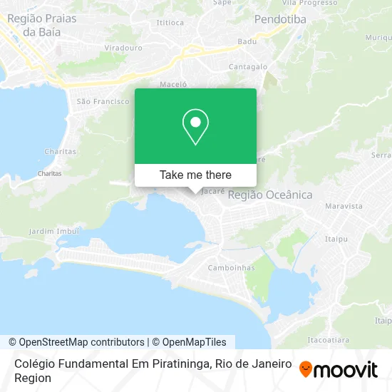 Colégio Fundamental Em Piratininga map