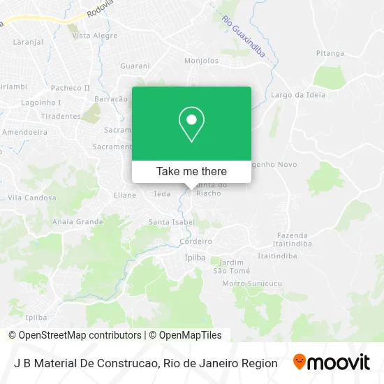 J B Material De Construcao map