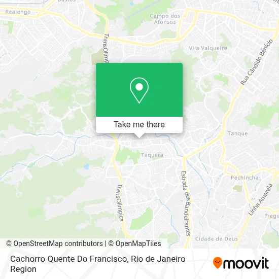 Cachorro Quente Do Francisco map