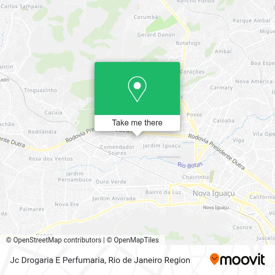 Jc Drogaria E Perfumaria map