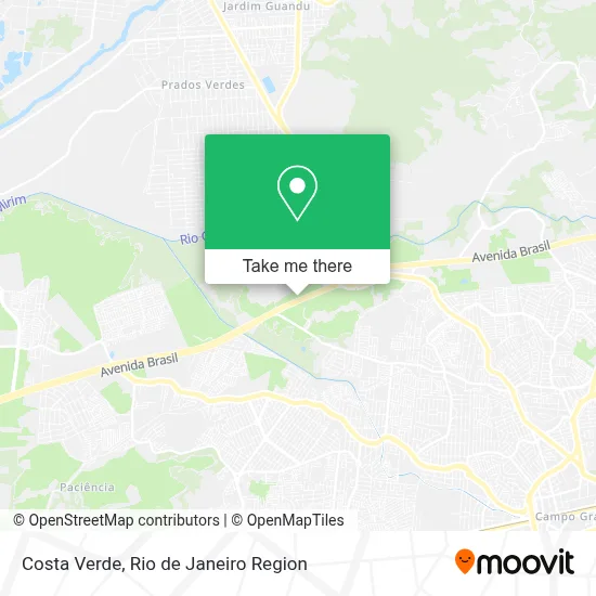 Costa Verde map