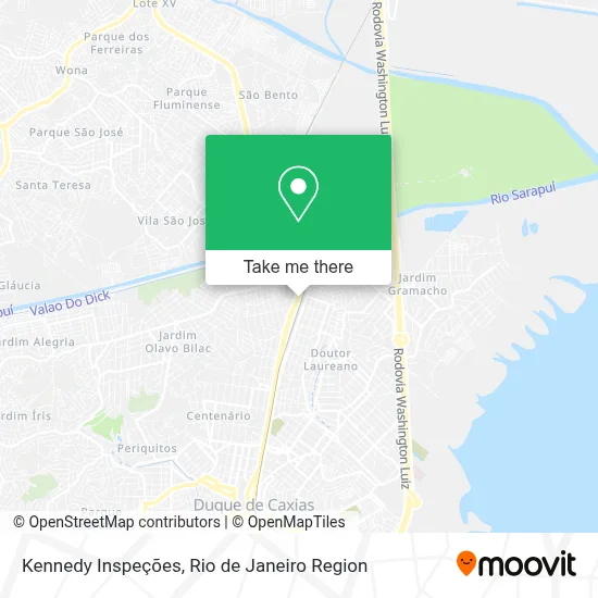 Kennedy Inspeções map