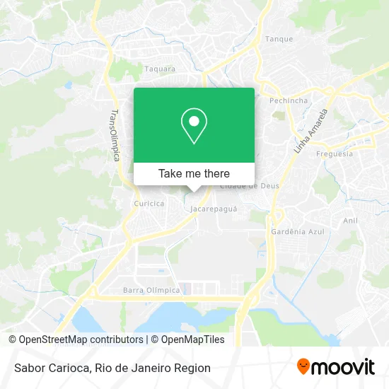 Sabor Carioca map