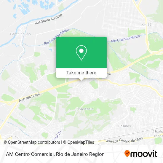 AM Centro Comercial map