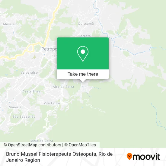 Bruno Mussel Fisioterapeuta Osteopata map