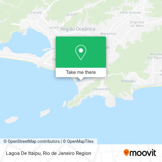 Lagoa De Itaipu map
