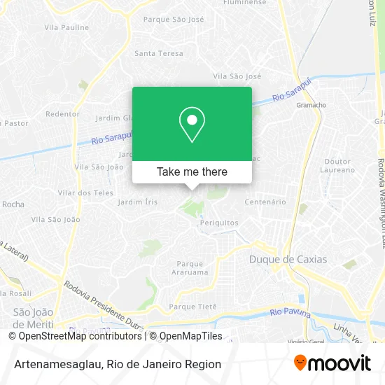 Artenamesaglau map